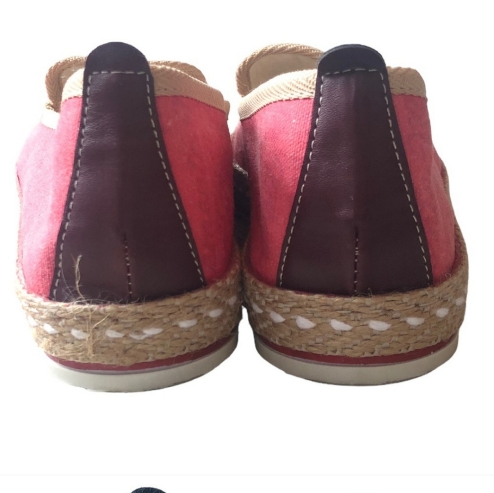 GOBY red skull memento & woman slip on flat espadrilles size 40 (9)